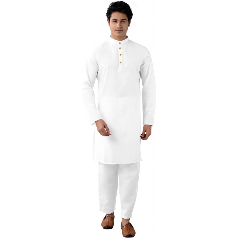 Kurta Men Cotton - Мужской комплект: туниска и пижама из