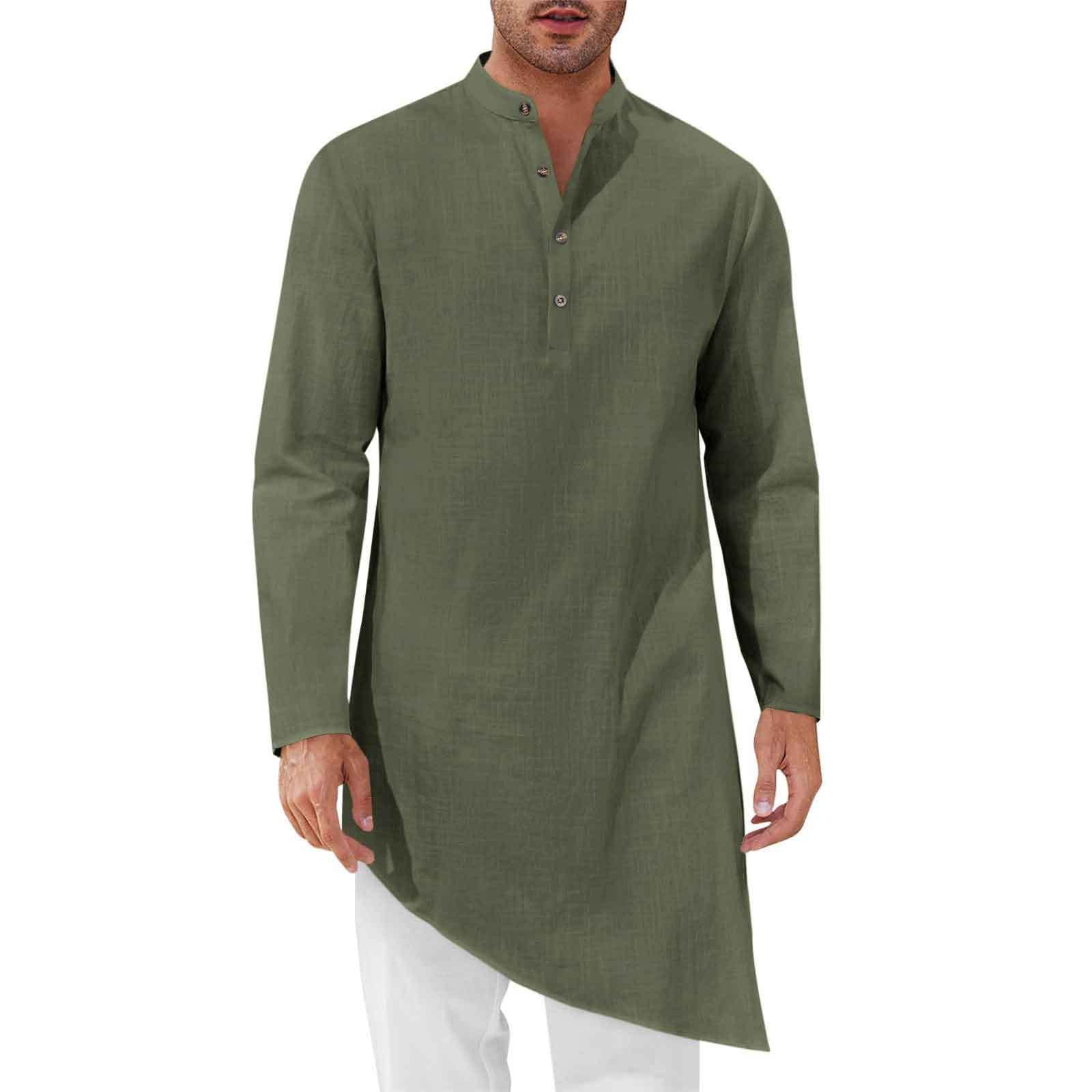 Минималистичные длинные рубашк – обзор и цена Kurta Men Cotton