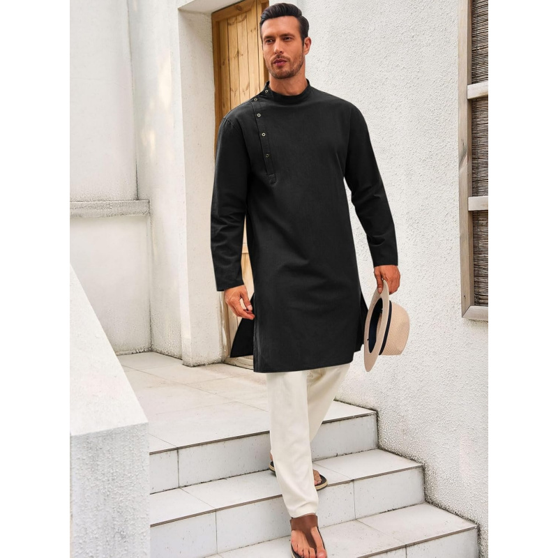 Мужской кафтан-тобе, хлопковая – обзор и цена Kurta Men Cotton