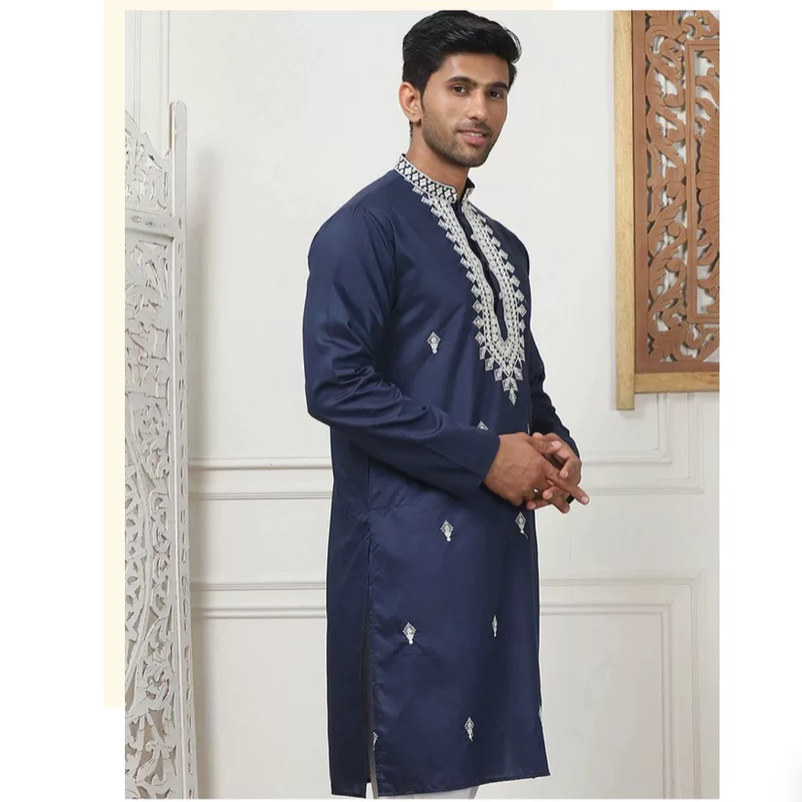 Мужское пальто из тонкой ткани – обзор и цена Kurta Men Cotton