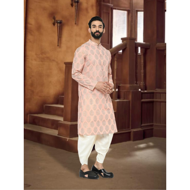 Мужская курта - туника из хлоп – обзор и цена Kurta Men Cotton