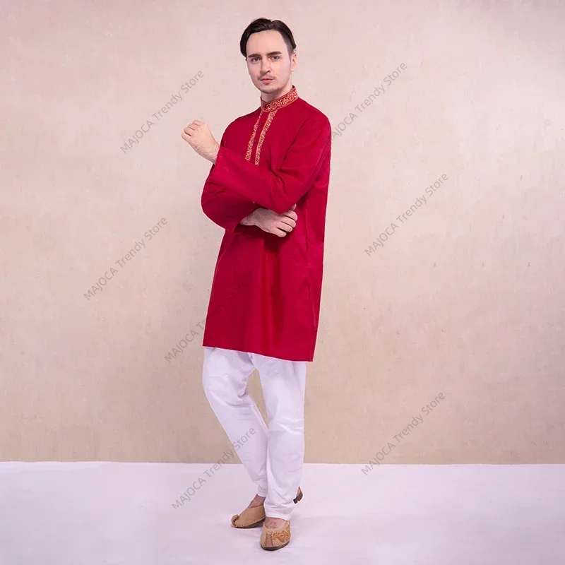 Индийское платье для мужчин, р – обзор и цена Kurta Men Cotton