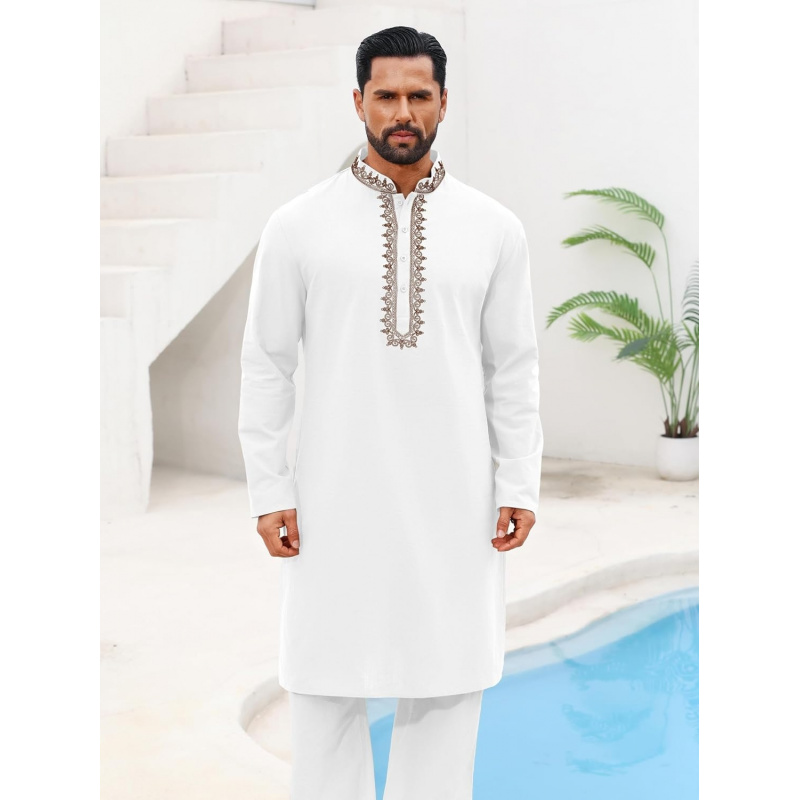 Мужская хлопковая рубашка-кафт – обзор и цена Kurta Men Cotton