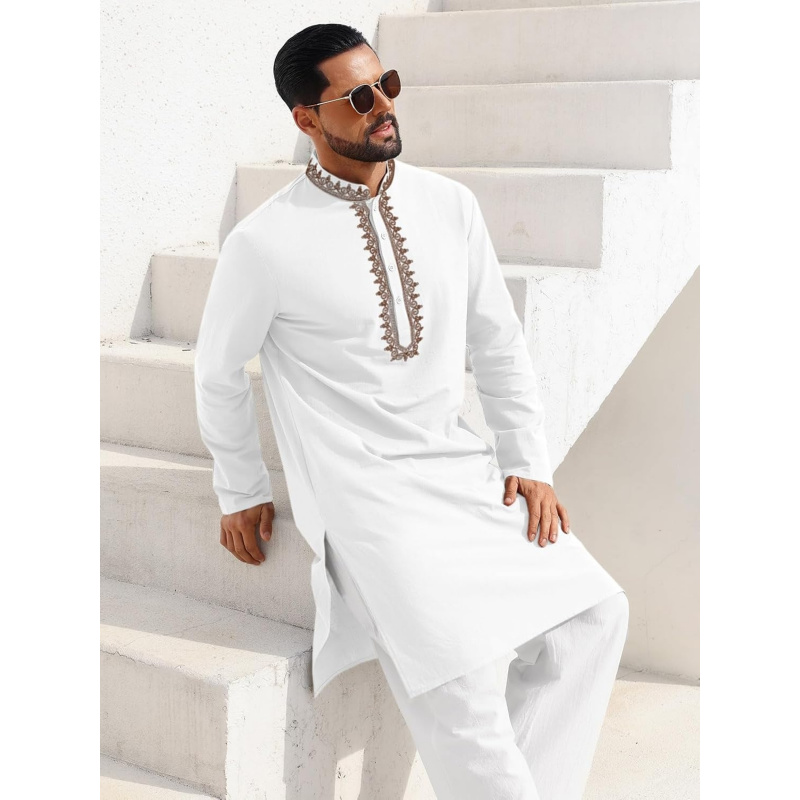 Мужская хлопковая рубашка-кафт – обзор и цена Kurta Men Cotton
