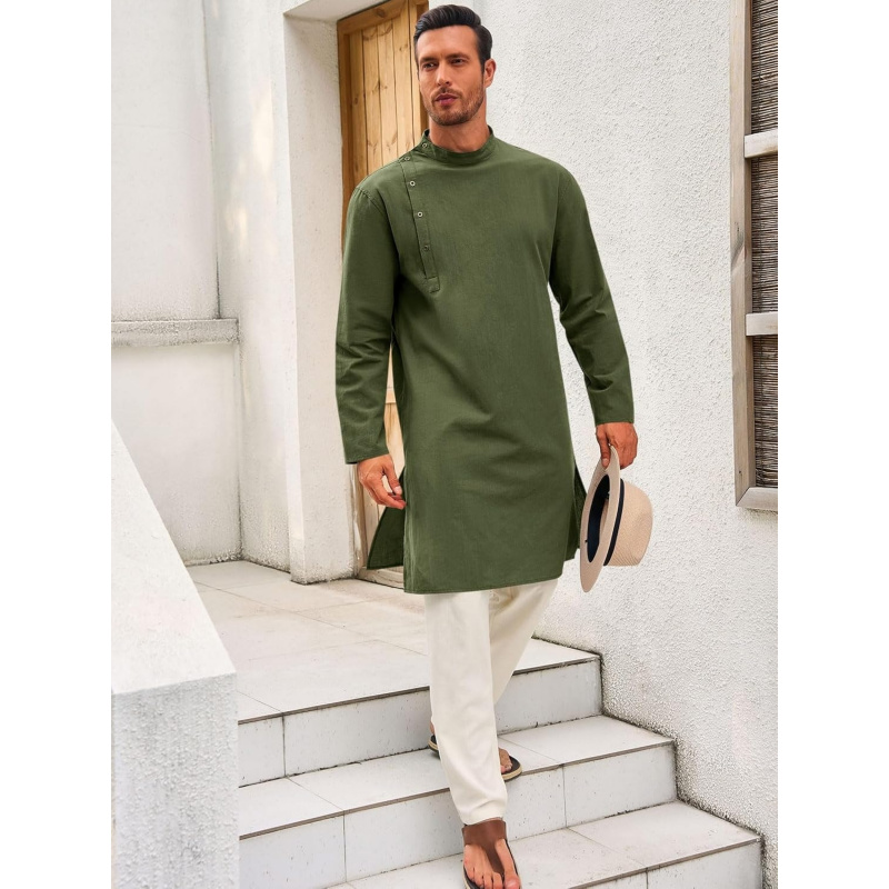 Мужской кафтан-тобе, хлопковая – обзор и цена Kurta Men Cotton